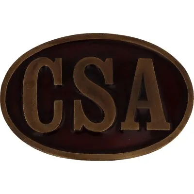 New Cs Csa Civil War Confederate States Army Military NOS Vintage Belt Buckle • $70