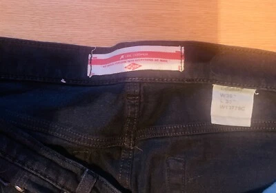 £2 • Buy Men’s Lee Cooper Black Button Fly Straight Leg Jeans 36 Waist 30 Inside Leg