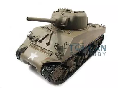 Metal 1/16 Mato M4A3 Sherman RC 1230 Tank RTR Infrared Ver Barrel Recoil Green • $628.11