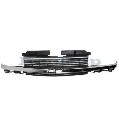 For 98-04 Chevy Blazer & S10 LS Pickup Truck Front Grille Assembly Gray & Chrome • $134.95