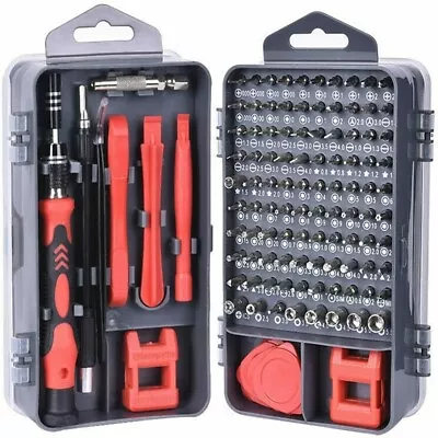 122 In 1 Magnetic Precision Screwdriver Set Laptop Computer PC Phone Repair Tool • £10.44