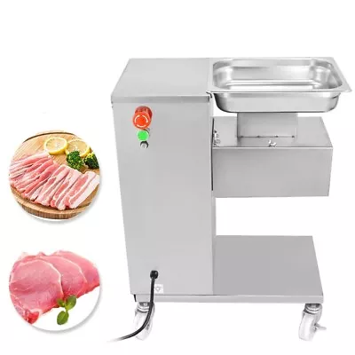 Meat Cutting Machine Meat Slicer 1102 Lbs/h 0.1-0.8 In 500KG Meat Cutter New • $699.74