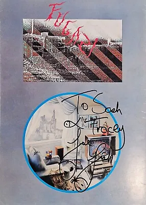 Marillion 1984 FUGAZI Tour Programme Signed Autographed All 5 The Web Fish -C12 • £49.99