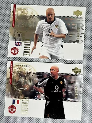 Fabien Barthez & Wes Brown 2003 Upper Deck Manchester United For Club & Country • $5.99