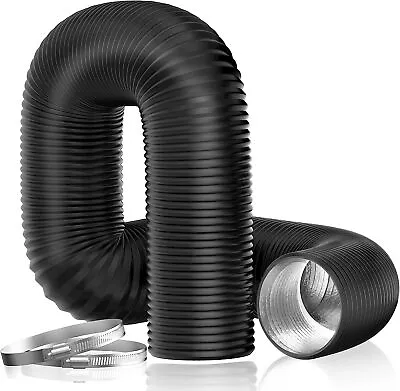 Flexible 6 Inch 10/25 Feet Aluminum Ducting 4 Layer Protection Dryer Vent Hose • $15.99