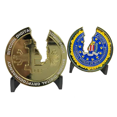 CL4-17 Busted Challenge Coin Financial Crime Task Force CryptoCurrency FBI JTTF • $19.99
