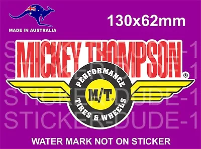 MICKEY THOMPSON STICKER FOR HOT ROD RAT ROD 4x4 TOOLBOX MANCAVE BEER FRIDGE ETC • $5.99