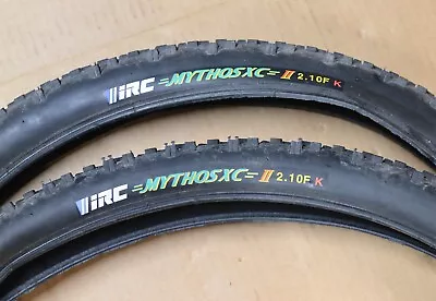 IRC Mythos XC 26 X 2.10 F Vintage MTB Gravel Tires (Pair) Good Condition  • $46