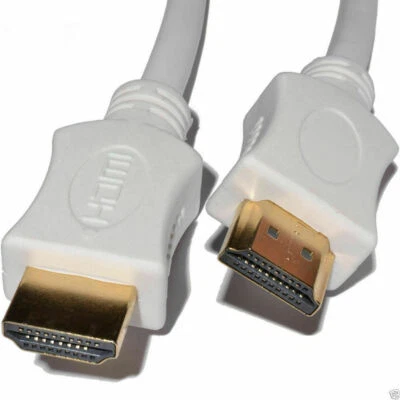 £0.99 • Buy New Hdmi Cable High Speed With Ethernet Gold 4k 3d Tv Hdtv Lcd Uhd Lead 1m - 10m