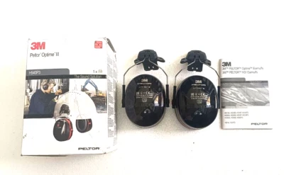 $650 • Buy LOT OF 13 PC 3M PELTOR Optime III H540P3 Hard Hat Helmet Ear Muff  Free Delivery