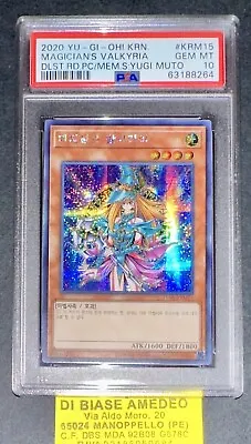 2020 Psa 10 Magician's Valkyria 15ax-krm15 Korean Yu-gi-oh! • $85.57