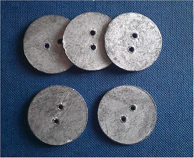 25mm 13g Lead Penny Curtain Hem Weights Round Sew In Weights - X10x20x50x100 • £6.50