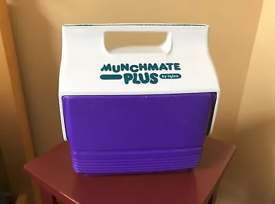 Vintage Munchmate Plus By Igloo Personal Handy Dandy Cooler (purple/white 1997) • $9.99