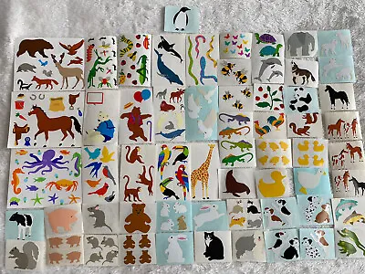 Mrs. Grossman's Sticker Lot Vintage Animals 70s 80s 90s Rare 60 Mods Sheets  • $55.68