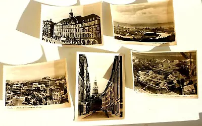 27633 5 Hist. Photos AK DRESDEN Before 1945 Töpfergasse Zwinger Postplatz A. City Hall • £5.16