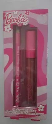 Barbie Lip Gloss & Lip Liner Gift Box Barbie Make Up Set NEW • £5.99