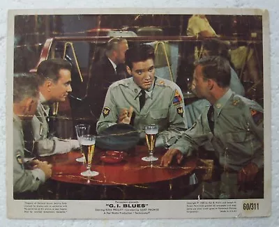 Elvis Presley - G.I. Blues Original 1960 Lobby Card Club Scene 8X10 • $29