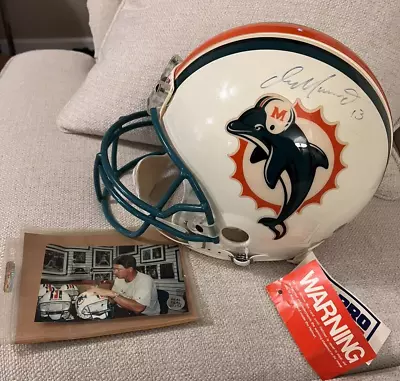 Dan Marino Autograph Full Size Pro Line Authentic Riddell Helmet Miami Dolphins • $329.99