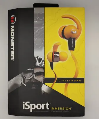 Monster ISport Immersion Live Strong In-Ear Headphones - Yellow • $45.99