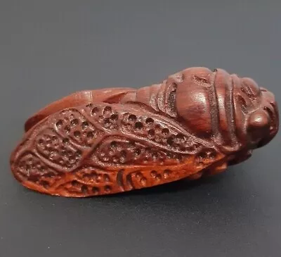 £12.99 • Buy Wooden Cicadas Netsuke