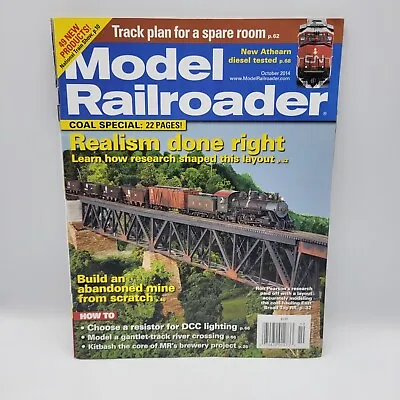 Model Railroader Magazine Oct 2014 Realism Done Right Abandoned Mine • $3.85