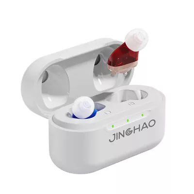 JINGHAO Hearing Aids Rechargeable Invisible In-Ear Enhancer Hearing Amplifier AU • $89.99