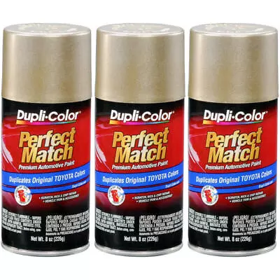 Duplicolor BTY1610 (3-Pack) Aerosol Paint For Toyota 4Q2 Desert Sand Mica • $43.72