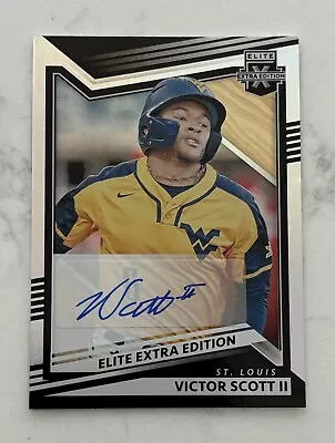 Victor Scott II - Auto - 2022 Panini Elite Extra Edition -  Clean NM -  #157 • $26.99