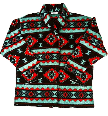 Pacer Women's Aztec Jacket Size M Med Pockets Aztec Pattern • $9.97