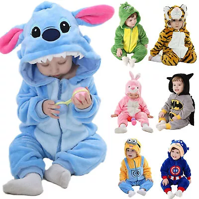 UK Baby Newborn Toddler Boy Girl Animal Romper Outfit Costume  Fancy Dress H1 • £18.90