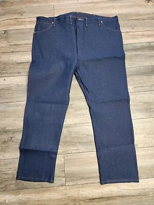 Brand New Mens Wrangler Pro Rodeo Cowboy Cut Dark Blue Denim Jeans Size 50 X 32 • $21
