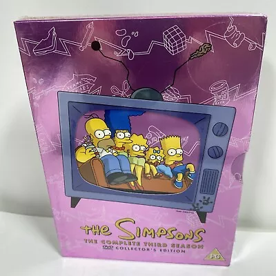 The Simpsons Complete Third Season 4-DVD Set With Michael Jackson Episode 2003 • $35.97