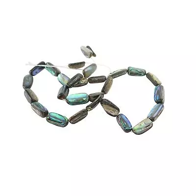 [Lumea] Paua Abalone Paua Freeform Shell Beads - Small Pack Of 25 • £24.40
