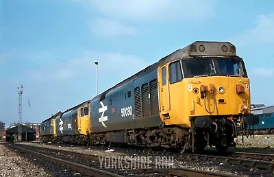 35mm Railway Slide | Class 50 | 50030 | Old Oak Common | 1985 + Copyright • £4.99