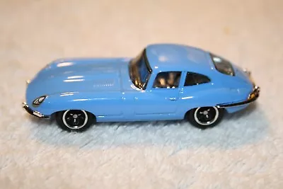 POWDER BLUE 1961 61 Jaguar E-Type Coupe Collectible 1/64 Diecast Diorama Model • $7.75