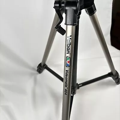 Velbon Videomate 404 Tripod Video Photo 360 Rotation Flip Lock Travel • $9.99