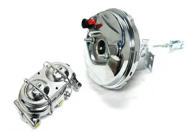 GM 11  Chrome Power Brake Booster + 1  Bore Master Cylinder Chevelle Monte Carlo • $159.65