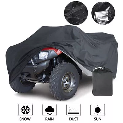 Universal ATV Cover Waterproof 4 Wheeler Cover XXXL 101  UV Rain Dust Resistant • $23.80