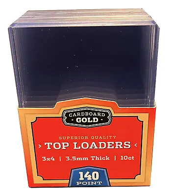 10 CBG Brand 3.5mm Jersey Toploaders Memorabilia Relic Topload Card Holder 140pt • $6.29