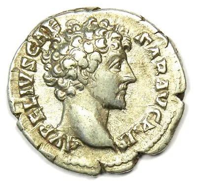 Marcus Aurelius AR Denarius Silver Roman Coin 139-161 AD - Good VF / XF (EF) • $403.75