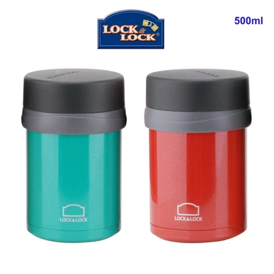$19.95 • Buy Lock & Lock 500ml Food Jar, Vacuum Insulated, Thermos Flask, BPA Free, Stainless