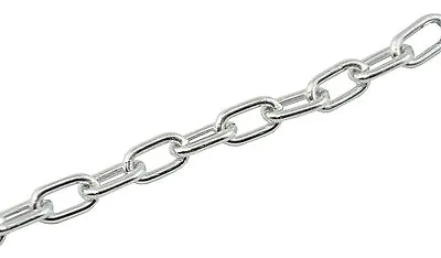 Silver Link Chain 2 Meter Lengths - Choose Large Medium Or Light Link  • £2.39