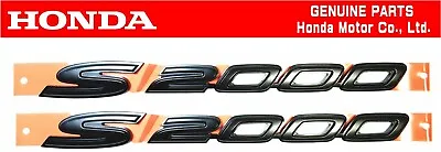 HONDA GENUINE S2000 AP1 AP2 Fender Side BLACK Emblem Badge Set OEM • $64