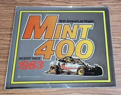 1983 Mint 400 Casino Desert Race Glass Mirror Sign 16th Annual Las Vegas Nevada • $99.99