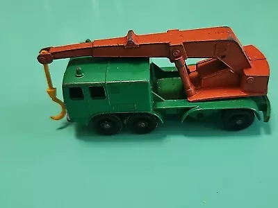 Vintage Matchbox  No. 30 8 Wheel Crane Loose Green Missing Axel Parts Or Repair • $14