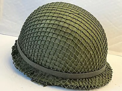 Original Military WW2 WWII US M1 Helmet Netting NOS British Made Small Square  • $50