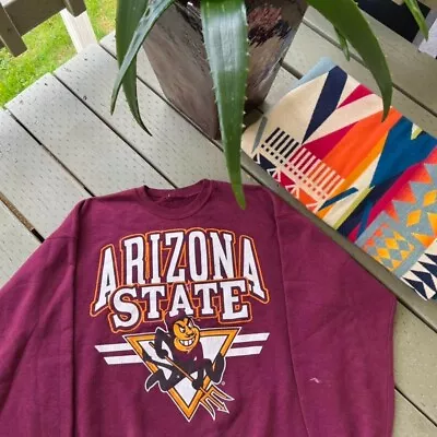 Vintage Arizona State University Sun Devils Sweatshirt Crewneck ASU • $39.99