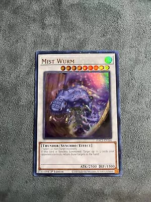 Mist Wurm HAC1-EN166 NM Duel Terminal Ultra Rare Parallel 1st Ed Edison Yugioh • $2.21