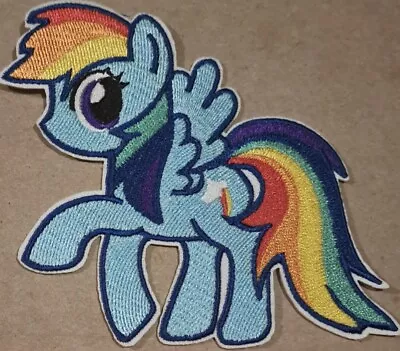 My Little Pony Rainbow Dash Embroidered Iron On Patch • $7