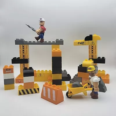 Mega Bloks CAT Construction Site Set #7828 Age 3-6 Construction Workers Building • $9.99